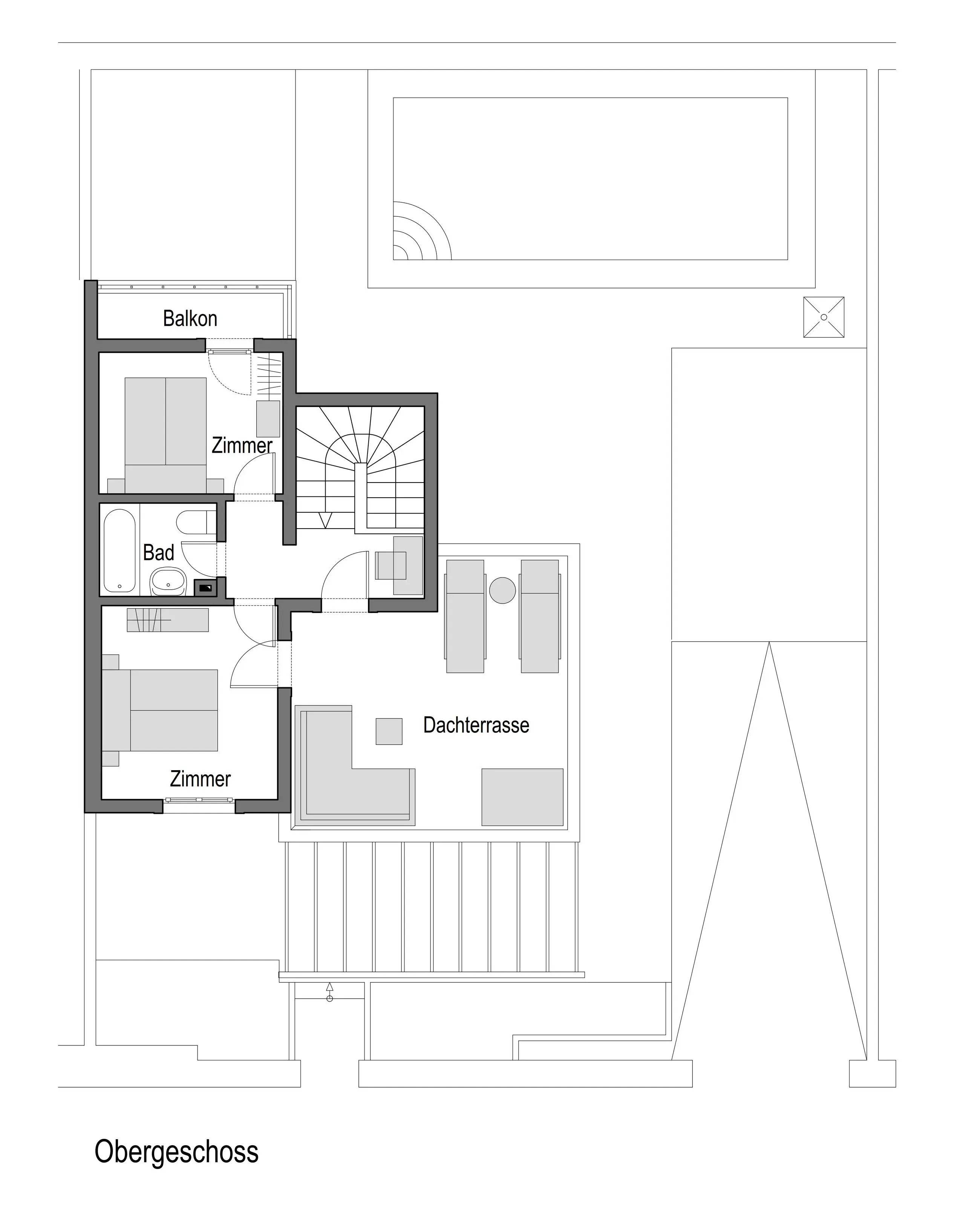 Grundrisse: Obergeschoss