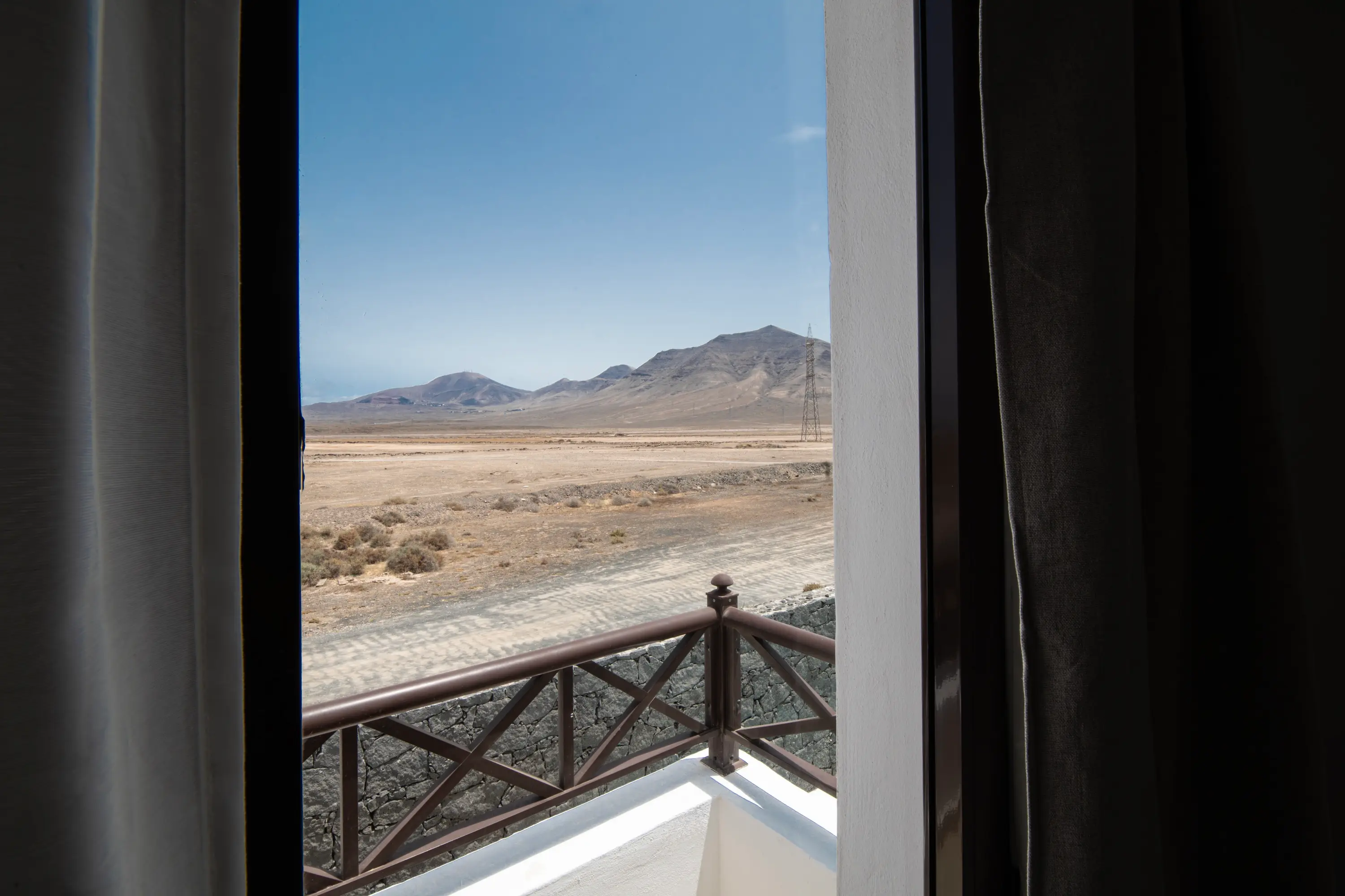 Schlafzimmer mit Balkon