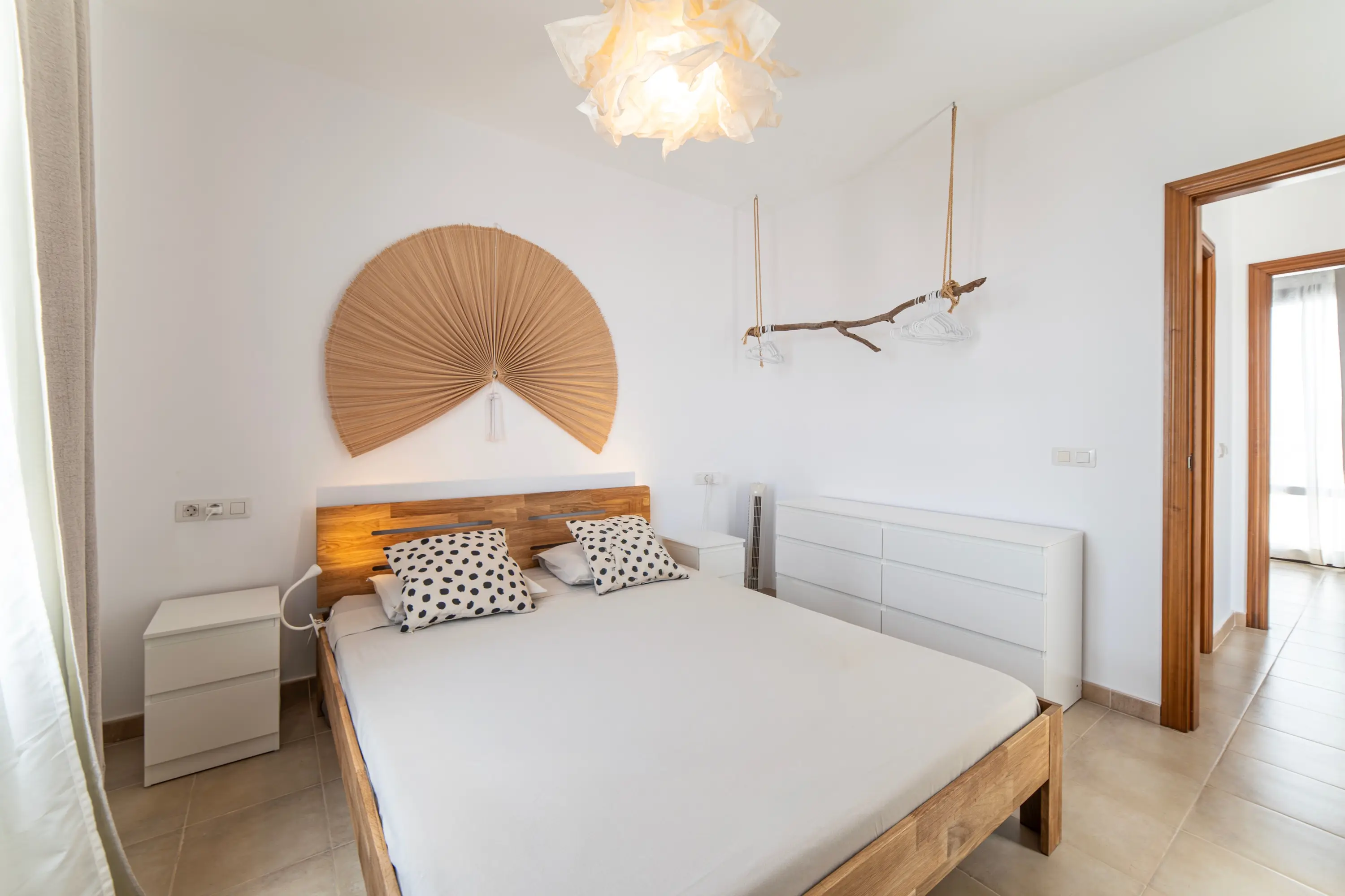 Schlafzimmer mit Dachterrasse