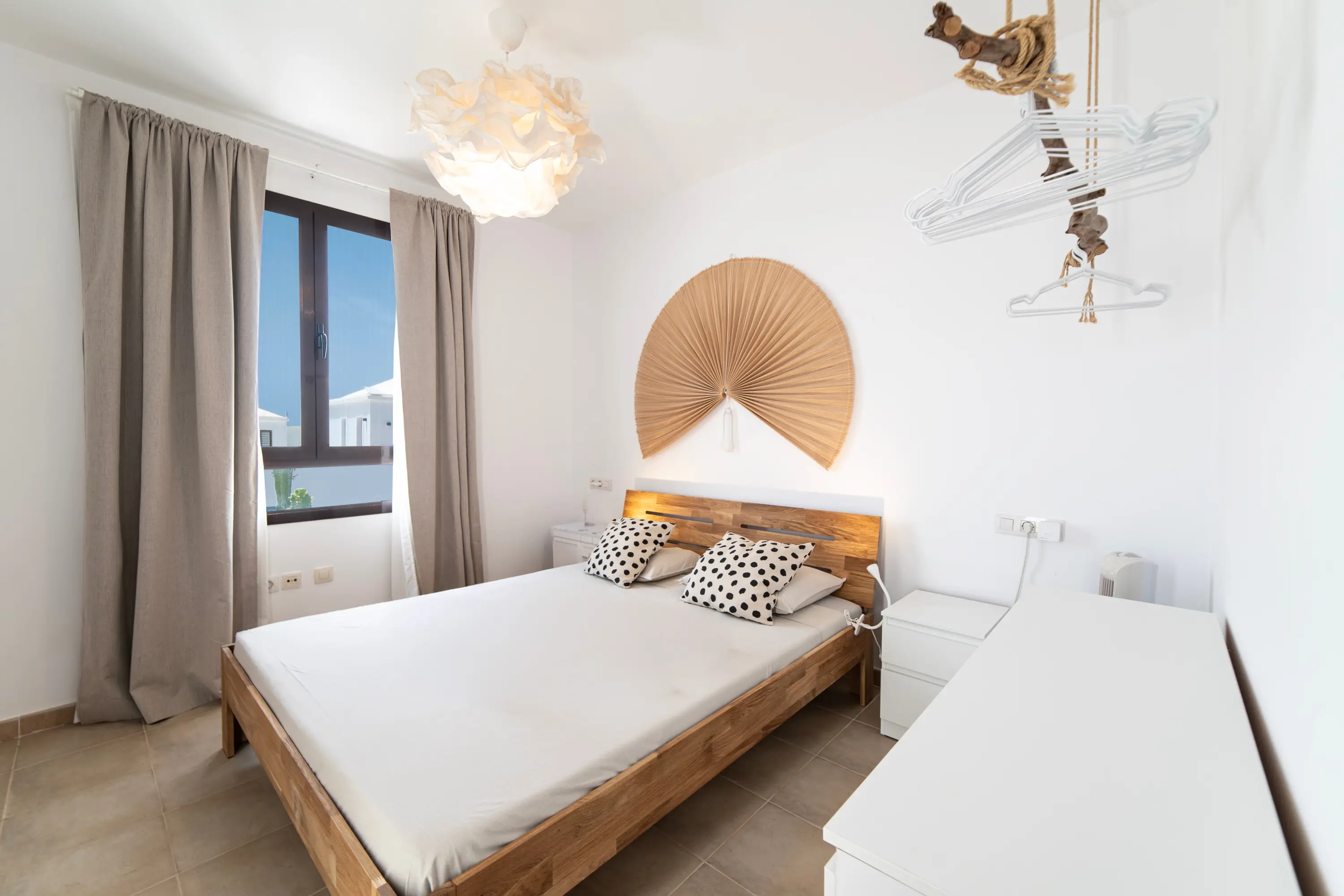 Schlafzimmer mit Dachterrasse